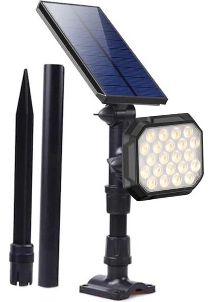 FL-3124 22W 3200K Günışığı Solar Çim Armatürü