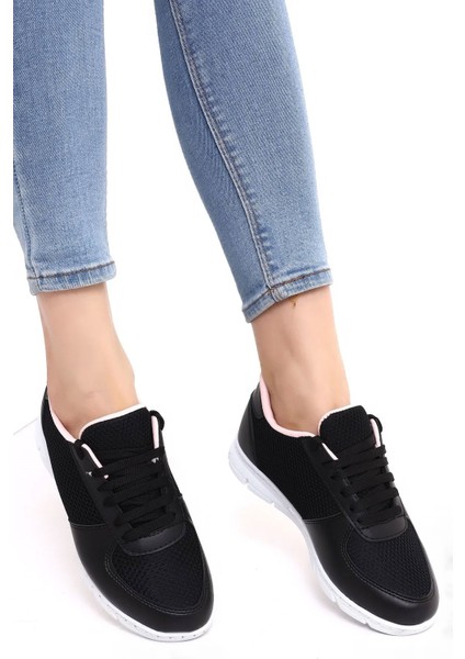 Kadın Fileli Yazlık Hafif Rahat Günlük Yürüyüş Kadın Sneaker Spor Ayakkabı
