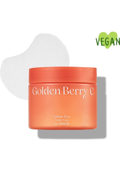 Urban Eco Altın Çilek ve C Vitamini İçeren Leke Karşıtı Tonik (50 Pads)