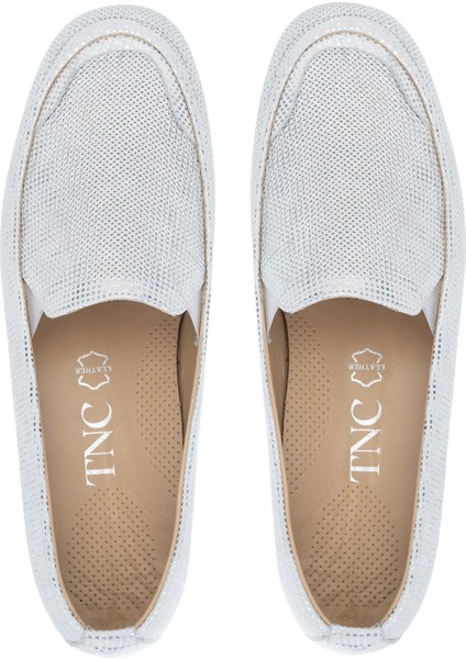 Kadın Deri Gümüş Metalik Casual Ayakkabı 775 347 425 Bn Ayk Y24 Gumus Mtlk indirimleri