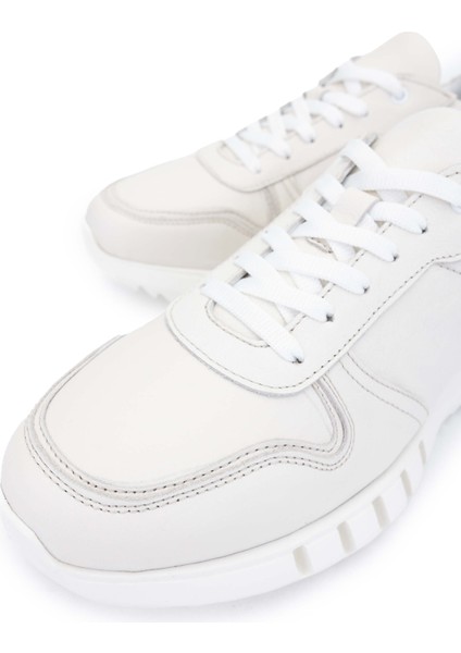 Erkek Deri Kırık Beyaz Sneakers & Spor Ayakkabı 285 T3246 Erk Ayk Y22 K.beyaz