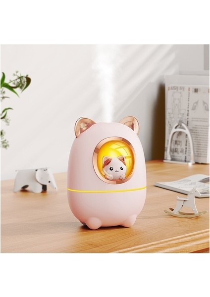 Shop Karikatür Kedi Air Humibian Difüzör Aromaterapi Esansiyel Yağ Parfüm Gece Işık Odası Bitki Yatak Odası Sevimli Sessiz USB Şarj (Yurt Dışından)