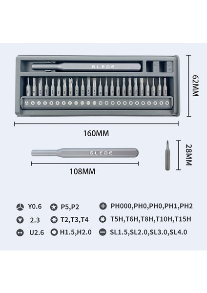 26'sı 1 Arada Çok Fonksiyonlu Tornavida Seti (Yurt Dışından)