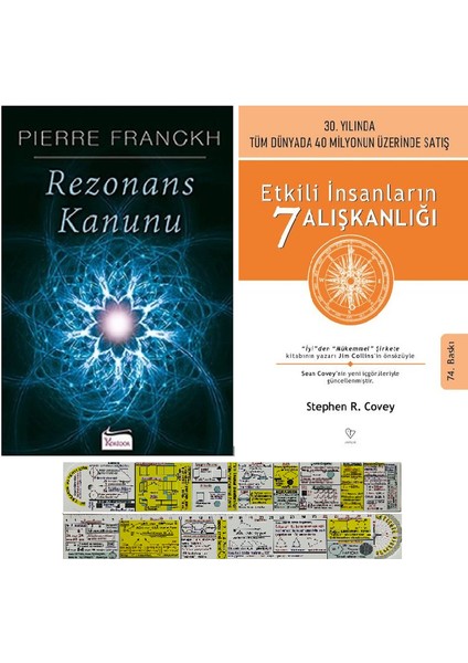 Rezonans Kanunu - Etkili İnsanların 7 Alışkanlığı + Matematik Öğreten Cetvel