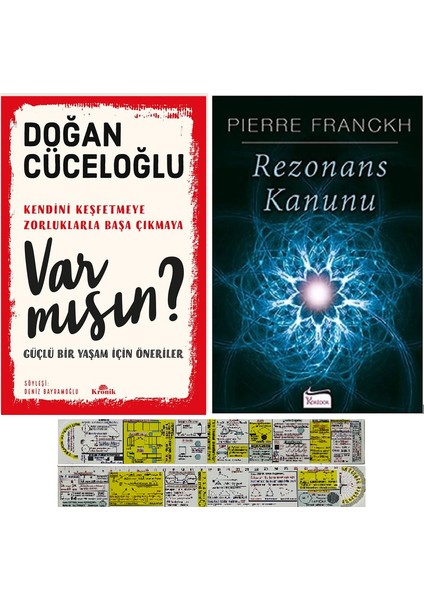 Var Mısın? - Rezonans Kanunu 2 Kitap Set + Matematik Öğreten Cetvel