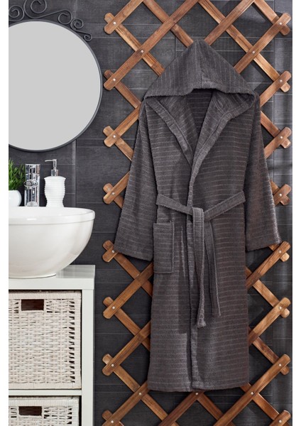 Quina 2Li Kapüşonlu Oversize Bornoz Seti indirimleri