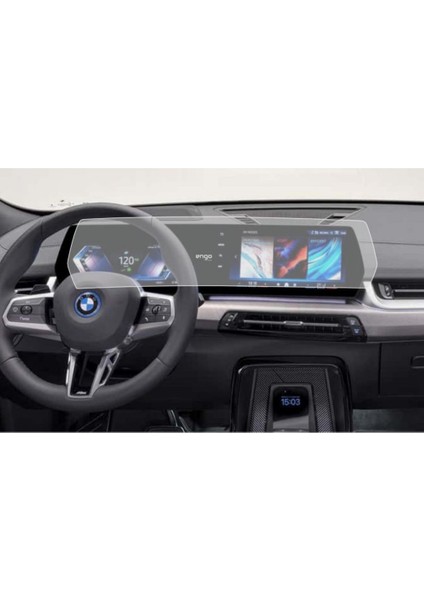 Bmw Ix2 Mat Ekran Koruyucu Multimedya U10 Kavisli Tek Parça