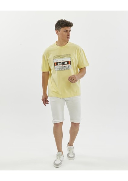 Glendi Oversize Baskılı Tişört