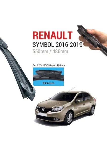 Renault Symbol Silecek Takımı 2016-2019