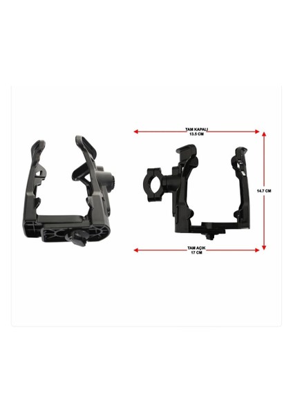 Universal Bisiklet Motosiklet Termos-Suluk Tutucu Siyah fiyatları