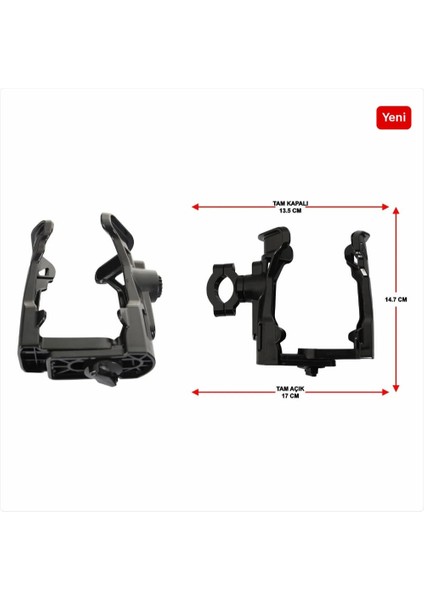 Universal Bisiklet Motosiklet Termos-Suluk Tutucu Siyah modelleri