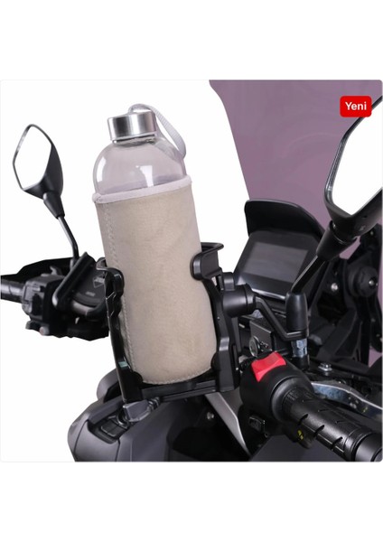 Universal Bisiklet Motosiklet Termos-Suluk Tutucu Siyah fırsatları
