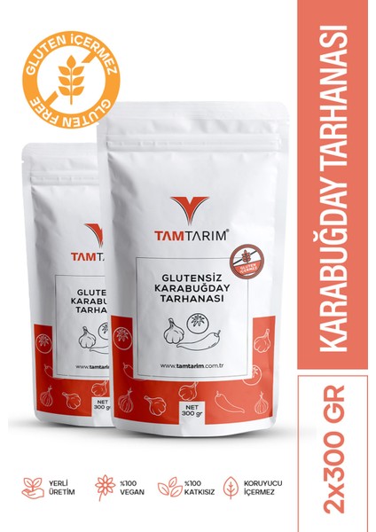 Glutensiz Karabuğday Tarhanası 300 gr 2 Adet