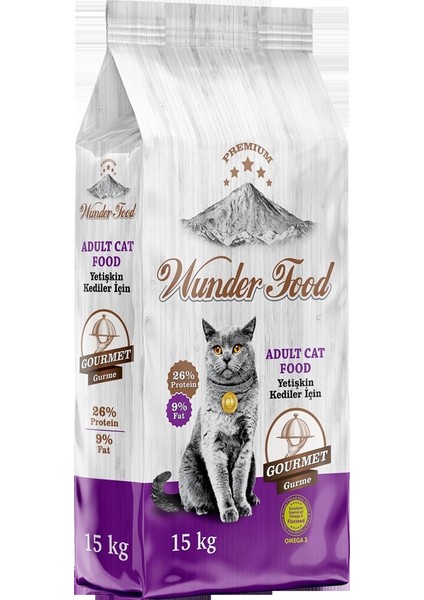 Wunderfood Cat Gourmet Açık Kedi Maması 1 kg