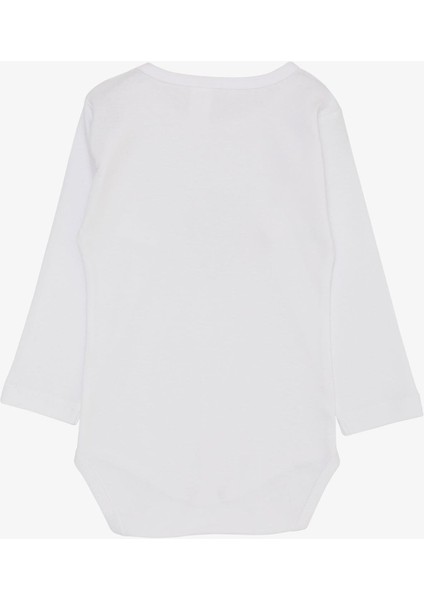 Kız Bebek Çıtçıtlı Zıbın Body Havalı Tavşancık Baskılı 9 Ay-3 Yaş, Beyaz fiyatları