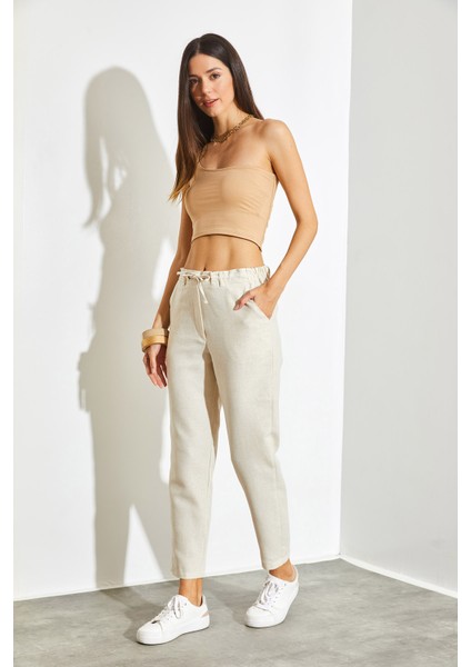 Kadın Keten Pantolon indirimleri