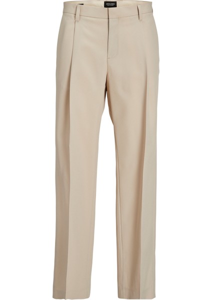 Erkek Geniş Kesim Pileli Chino Pantolon - Bill fırsatları