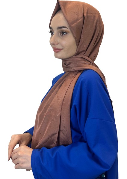 Monogram Şal, Özel Desenli Elegant Şal 01008
