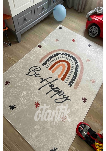 Dijital Baskı Kaymaz Makinede Yıkanabilir Leke Tutmaz Gökkuşağı Desenli Çocuk Odası Halısı Oyun Halısı fiyatları