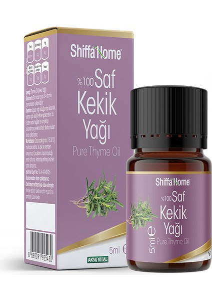 Shiffa Home %100 Saf Kekik Yağı 5 Ml.