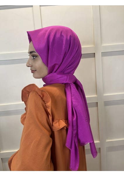 Monogram Şal, Özel Desenli Elegant Şal 01008