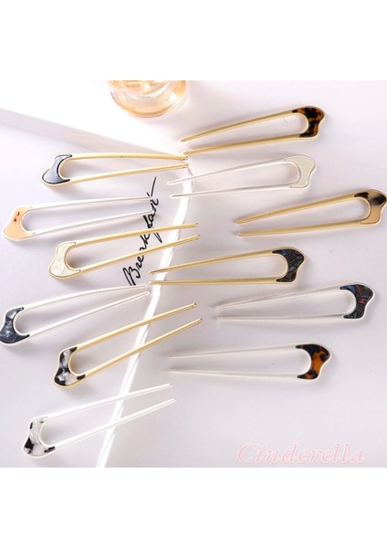 Kıvrımlı Metal Topuz Tokası Model-1 - Çubuk Saç Tokası - Saç Çubuğu fiyatları