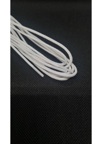 Yuvarlak Mumlu Beyaz Ayakkabı Bağcığı 110 cm fiyatları