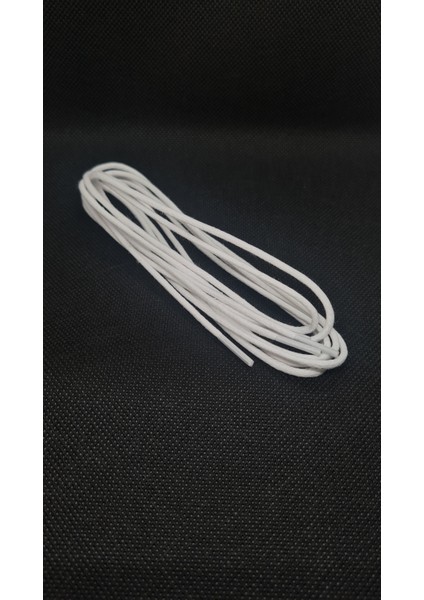 Yuvarlak Mumlu Beyaz Ayakkabı Bağcığı 110 cm modelleri