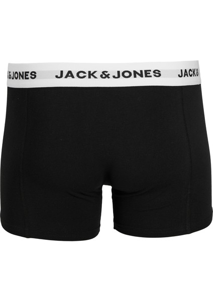 Erkek Logolu Beli Lastikli 5'li Boxer Paketi - Solid