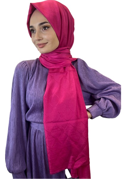 Monogram Şal, Özel Desenli Elegant Şal 01008