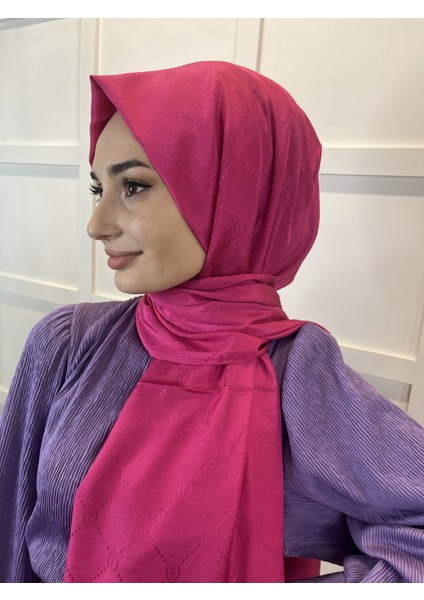 Monogram Şal, Özel Desenli Elegant Şal 01008