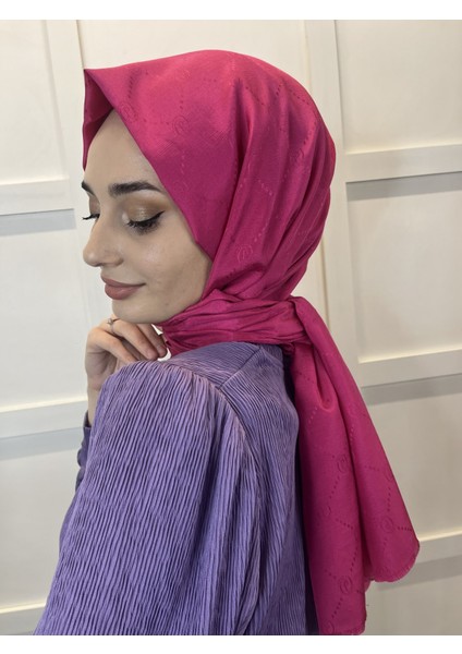 Monogram Şal, Özel Desenli Elegant Şal 01008