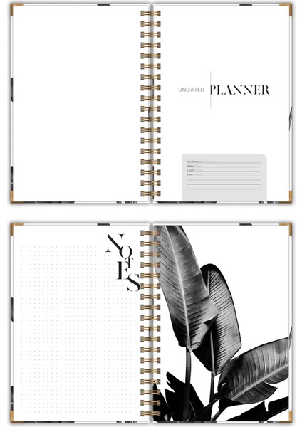 Tropic Süresiz Planlayıcı Ajanda Stickerli 16X23CM Planner Defteri