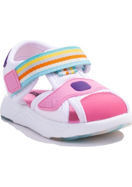 Flow Iı 332P24Y202CN Beyaz Pembe Ortopedik Günlük Kız Çocuk Spor Sandalet