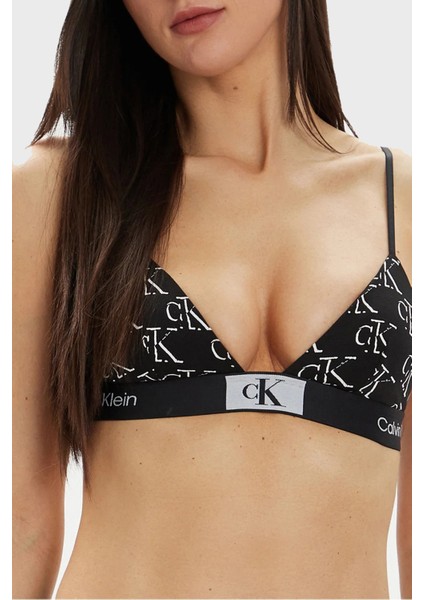 Calvin Klein Logolu Pamuklu Bralet Sütyen 000QF7217ELOC Bayan Sütyen 000QF7217E Loc