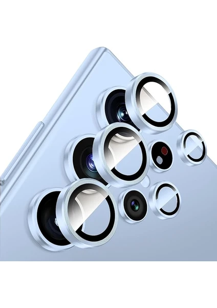 Samsung Galaxy S24 Ultra Kamera Koruyucu Lens Alüminyum Alışımlı Safir Cam