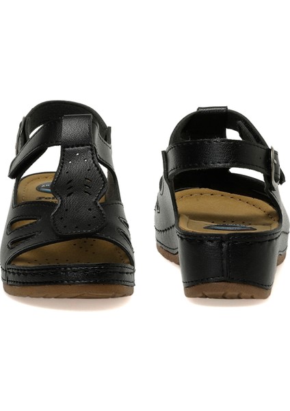 166375.Z4FX Siyah Kadın Comfort Sandalet