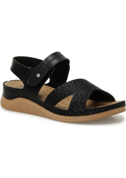 164400.Z4FX Siyah Kadın Comfort Sandalet