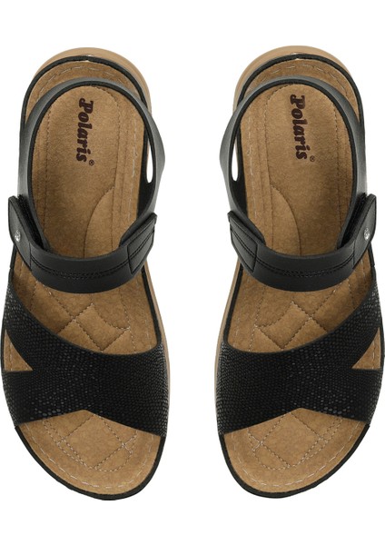 164400.Z4FX Siyah Kadın Comfort Sandalet