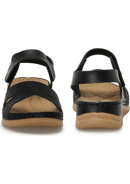 164400.Z4FX Siyah Kadın Comfort Sandalet