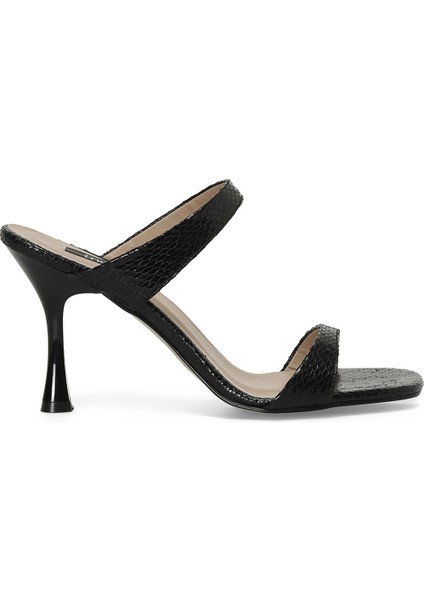 Sırıus 4fx Siyah Kadın Topuklu Terlik