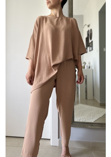 Keten Viskon Comfort İkili Takım - Bisküvi