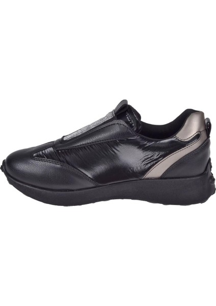 Lastikli Kadın Spor Ayakkabı Sneaker EN-7539 Siyah modelleri