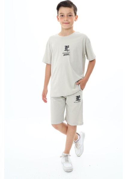 Erkek Çocuk Baskılı Kısa Kollu Şortlu Takım fiyatları