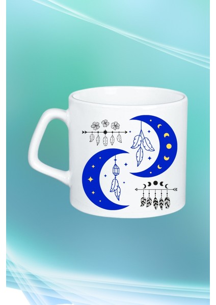 Zodyak Düş Kapanı Baskılı Afilli Kupa Bardak Çay Kahve Fincanı fiyatları