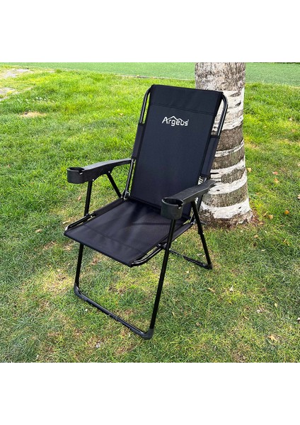 Rest 4'lü Bardaklı Katlanabilir Sandalye Seti - Siyah fiyatları