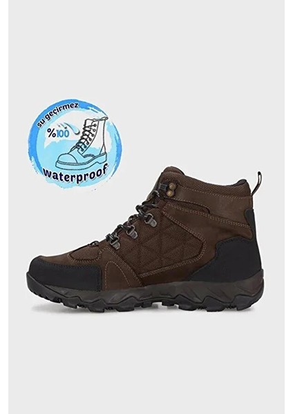 16371 Su Geçirmez Trekking Deri Textil Erkek Bot