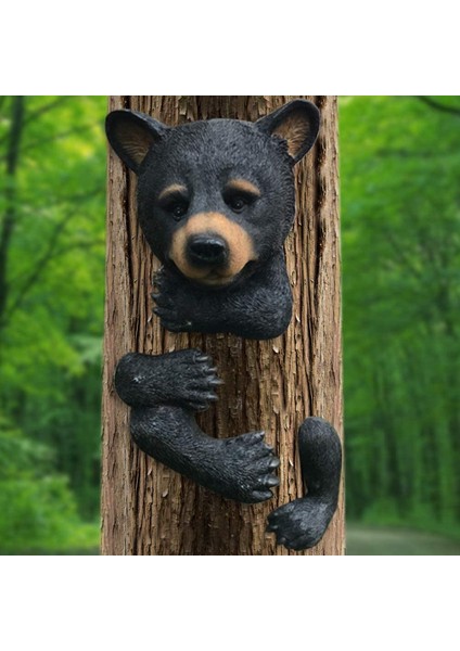 Ayı Heykeli Bahçe Dekoru Ağaç Huggers - Ayı Ağacı Peeker Bahçe Süslemesi Dış Mekan Dekoru Yard Art (Yurt Dışından) fiyatları