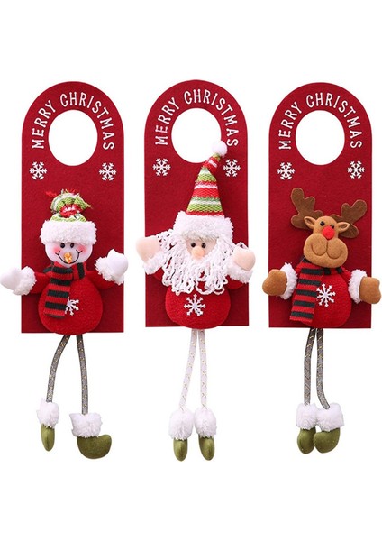 Kapı Asılı Noel Dekor Oyuncak Bebek Giysileri Raf Noel Süsleri Noel Kapı Süsleri Noel Ağacı Asılı Kolye (Yurt Dışından)
