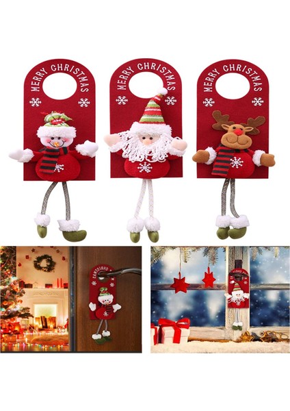 Kapı Asılı Noel Dekor Oyuncak Bebek Giysileri Raf Noel Süsleri Noel Kapı Süsleri Noel Ağacı Asılı Kolye (Yurt Dışından)
